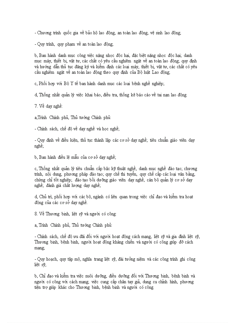 image for page Tình hình đầu tư vào các trung tâm điều dưỡng người có công Bộ Lao động thương binh và xã hội