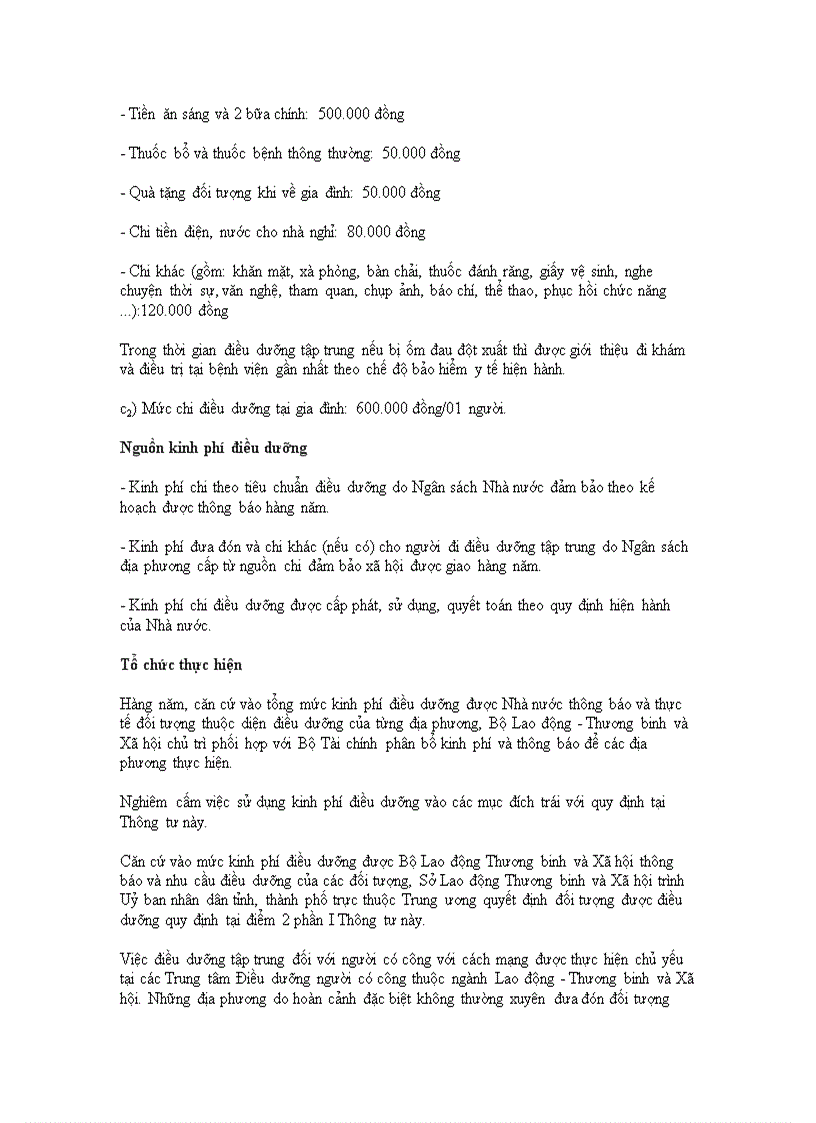 image for page Tình hình đầu tư vào các trung tâm điều dưỡng người có công Bộ Lao động thương binh và xã hội