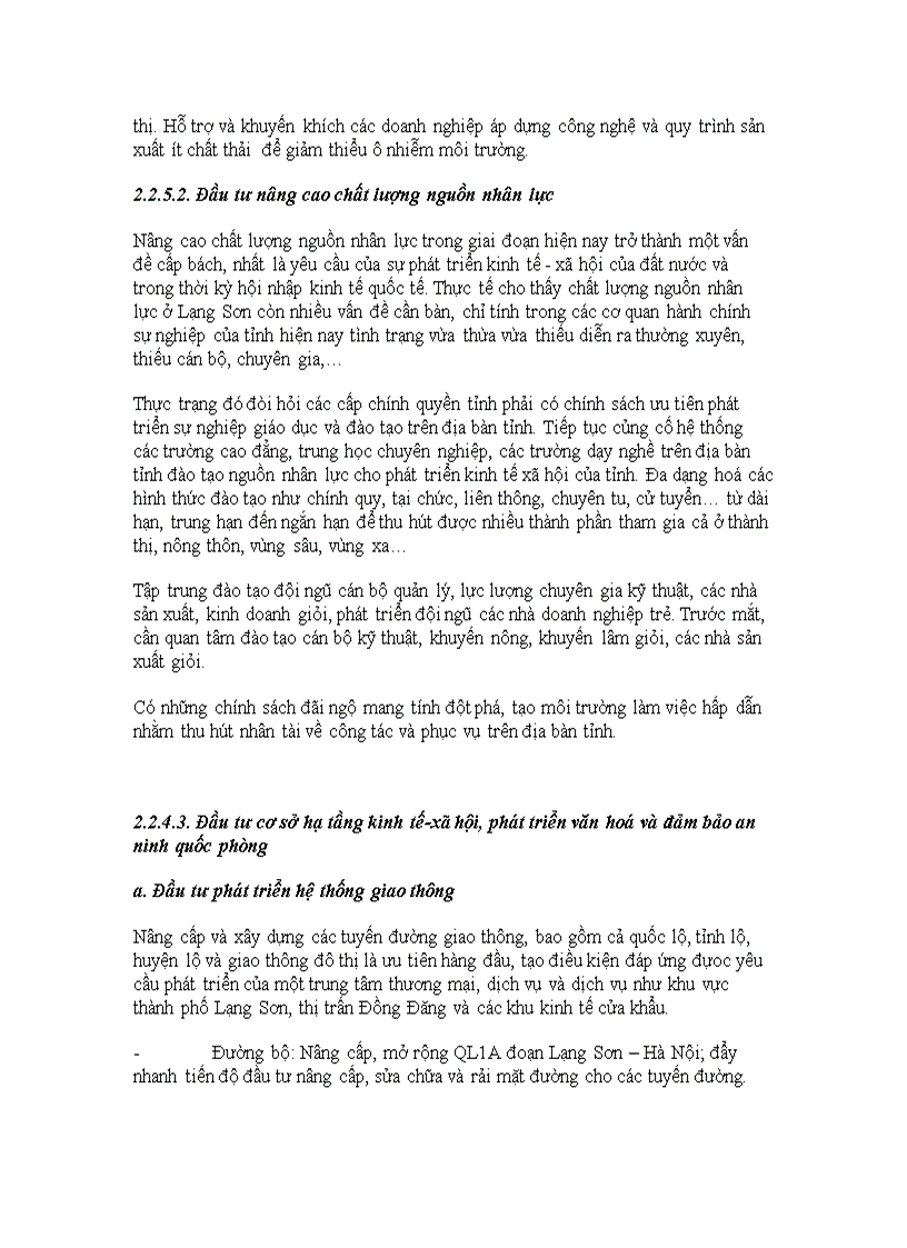 image for page Đầu tư phát triển kinh tế xã hội tỉnh Lạng Sơn giai đoạn 2001 2020 Thực trạng và giải pháp