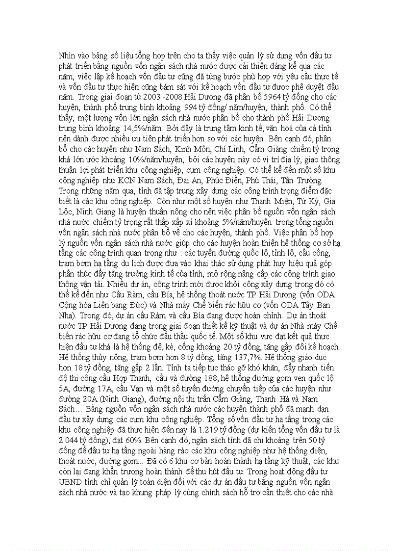 image for page Thực trạng đầu tư phát triển bằng nguồn vốn ngân sách nhà nước tỉnh Hải Dương