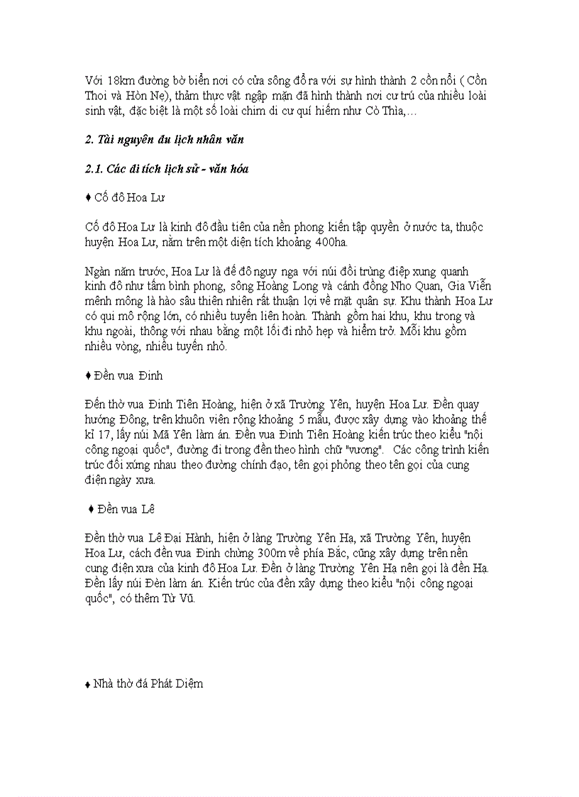 image for page Đầu tư phát triển ngành du lịch tỉnh Ninh Bình Thực trạng và giải pháp