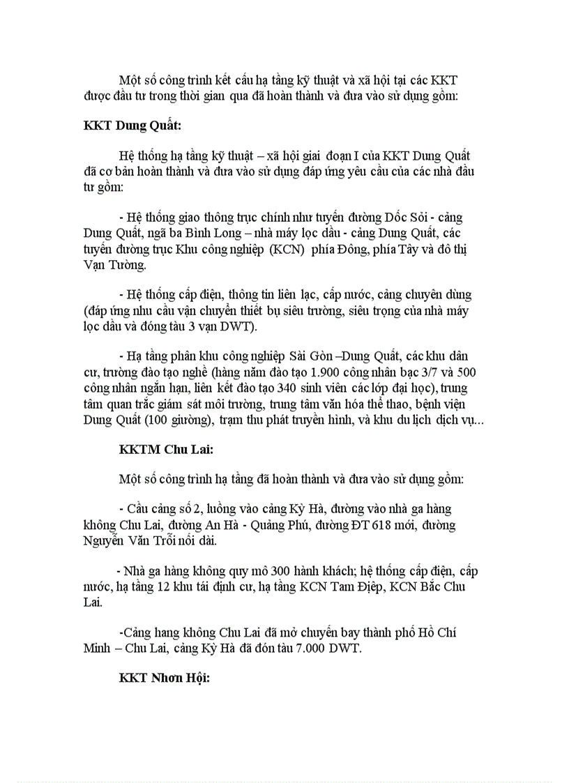 image for page Đầu tư phát triển Khu kinh tế Dung Quất Thực trạng và giải pháp