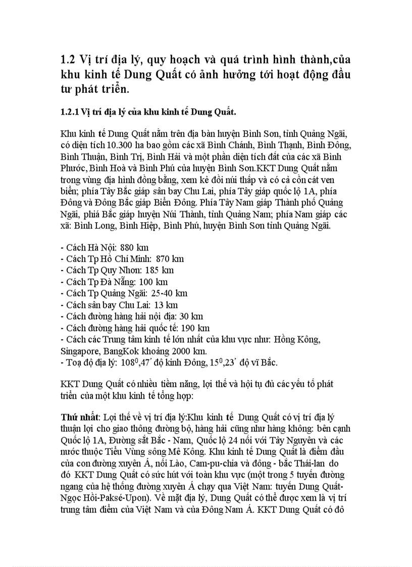 image for page Đầu tư phát triển Khu kinh tế Dung Quất Thực trạng và giải pháp