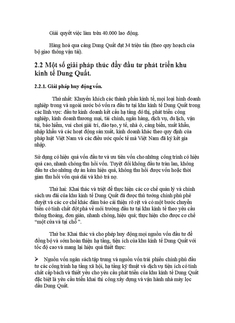 image for page Đầu tư phát triển Khu kinh tế Dung Quất Thực trạng và giải pháp