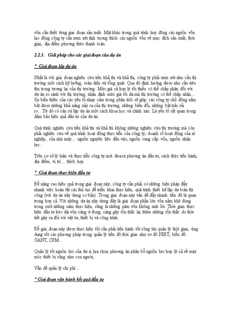 image for page Đầu tư theo dự án tại công ty cổ phần mía đường Lam Sơn Thực trạng và giải pháp