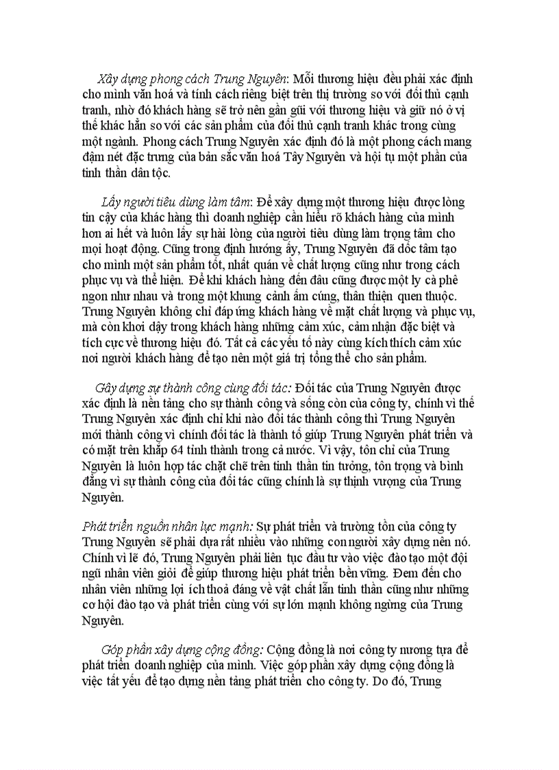 image for page Đầu tư phát triển quán điểm Trung Nguyên tại công ty cổ phần cà phê Trung Nguyên