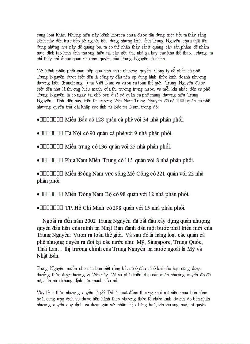 image for page Đầu tư phát triển quán điểm Trung Nguyên tại công ty cổ phần cà phê Trung Nguyên
