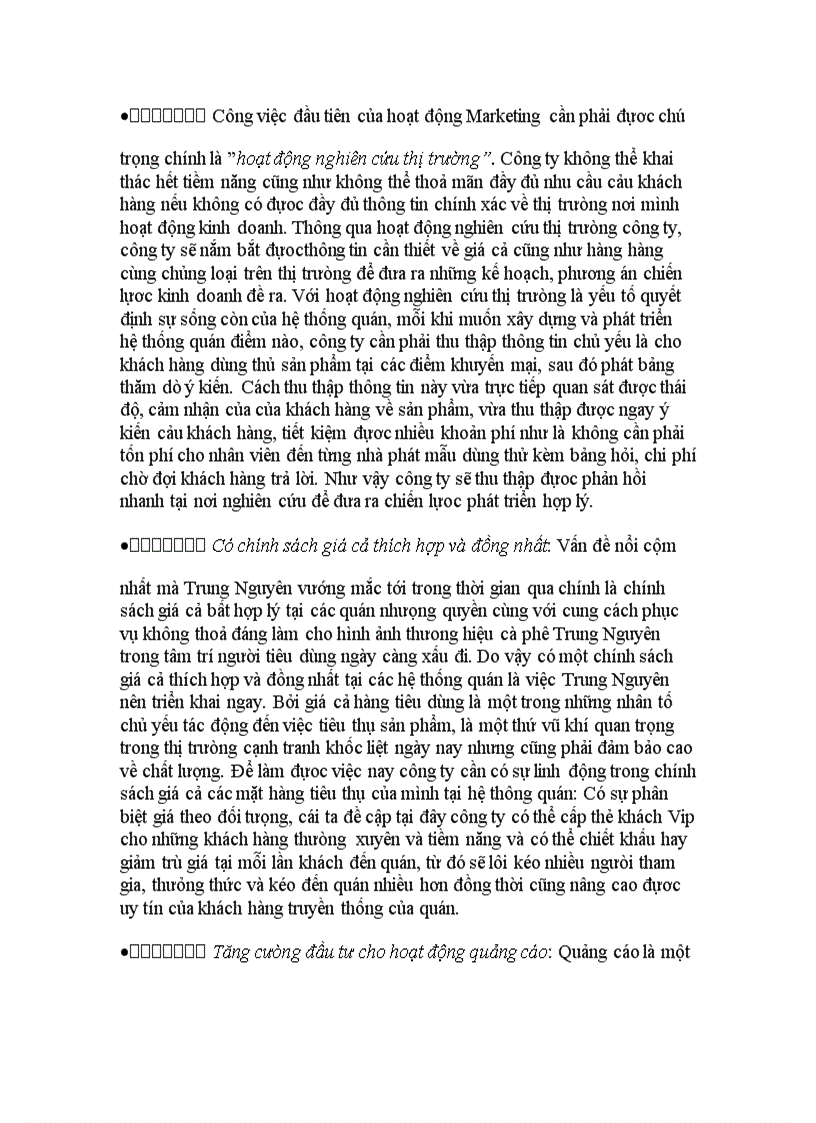 image for page Đầu tư phát triển quán điểm Trung Nguyên tại công ty cổ phần cà phê Trung Nguyên