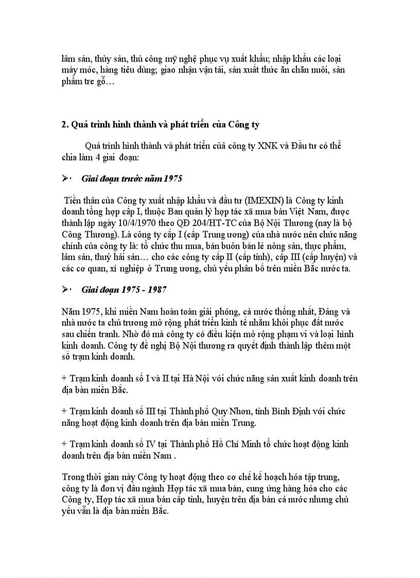 image for page Đầu tư sản xuất thức ăn chăn nuôi tại công ty XNK và Đầu tư IMEXIN