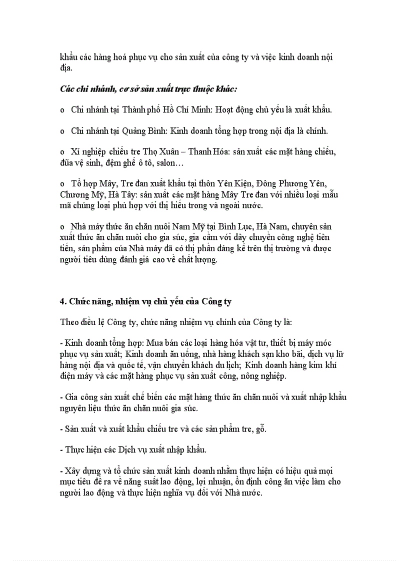 image for page Đầu tư sản xuất thức ăn chăn nuôi tại công ty XNK và Đầu tư IMEXIN