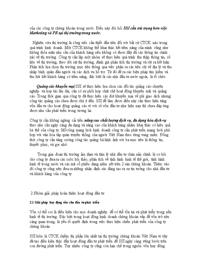 image for page Đầu tư phát triển tại công ty Cổ Phần Chứng Khoán Sài Gòn