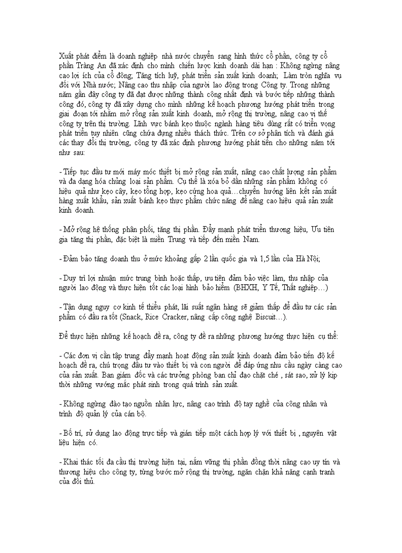 image for page Đầu tư nâng cao năng lực cạnh tranh tại công ty cổ phần Tràng An thực trạng và giải pháp