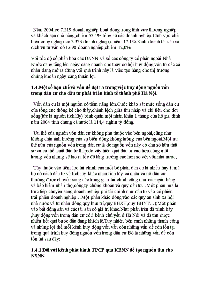 image for page Huy động nguồn vốn trong dân cư cho phát triển kinh tế thành phố Hà Nội
