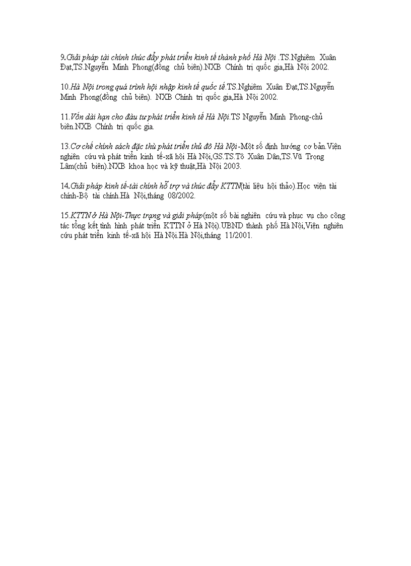 image for page Huy động nguồn vốn trong dân cư cho phát triển kinh tế thành phố Hà Nội