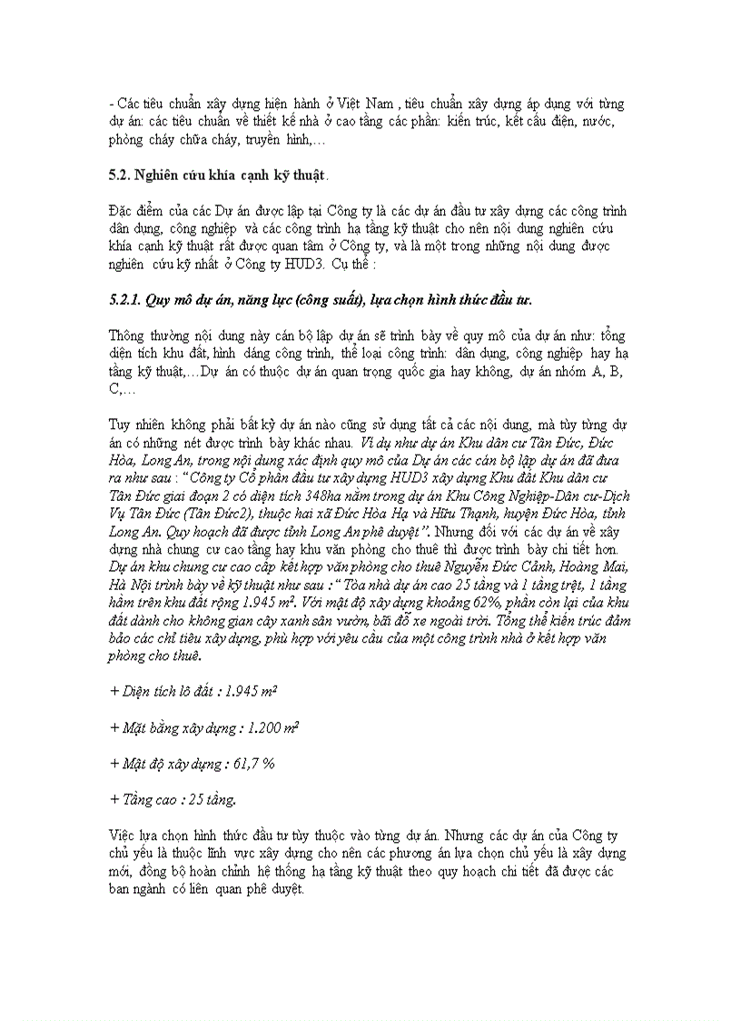 image for page Hoàn thiện công tác lập dự án đầu tư tại Công ty cổ phần Đầu tư và xây dựng HUD3