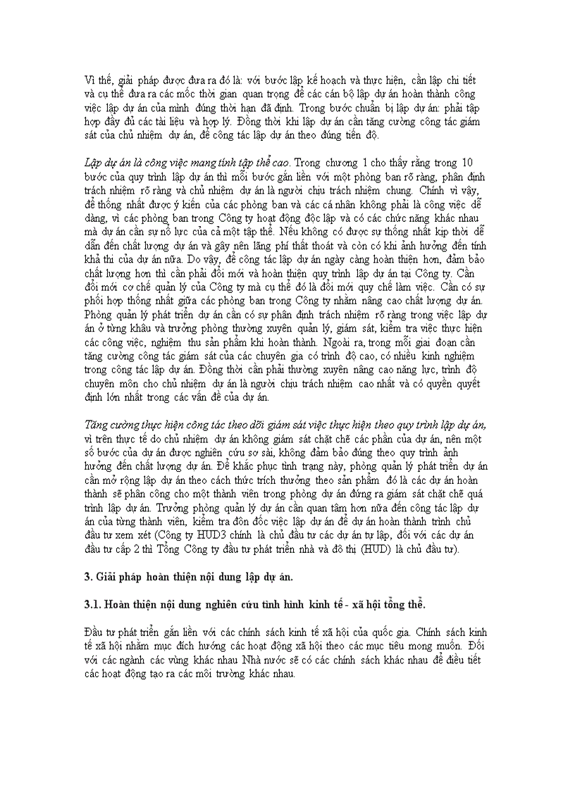 image for page Hoàn thiện công tác lập dự án đầu tư tại Công ty cổ phần Đầu tư và xây dựng HUD3