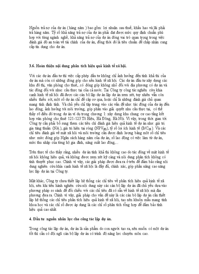 image for page Hoàn thiện công tác lập dự án đầu tư tại Công ty cổ phần Đầu tư và xây dựng HUD3