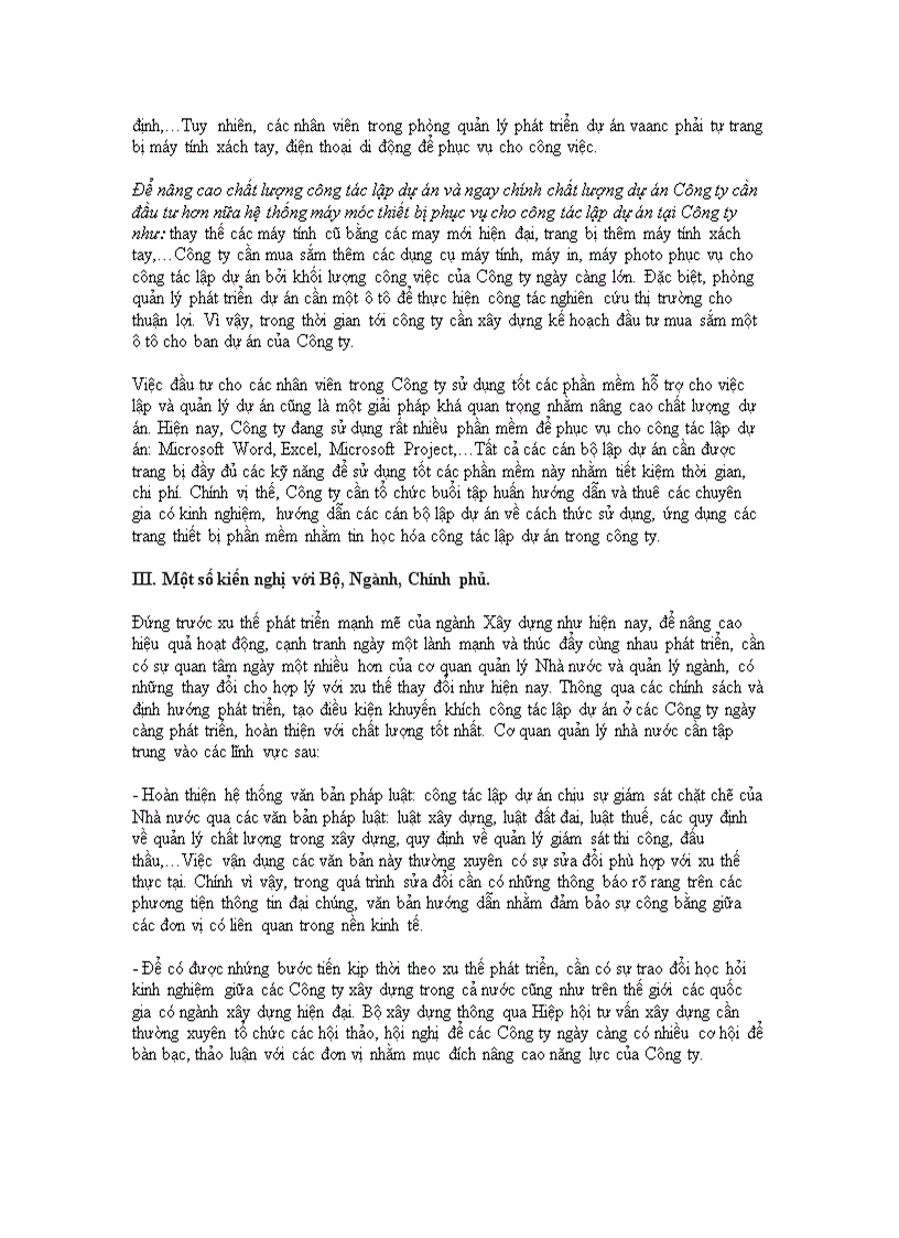 image for page Hoàn thiện công tác lập dự án đầu tư tại Công ty cổ phần Đầu tư và xây dựng HUD3