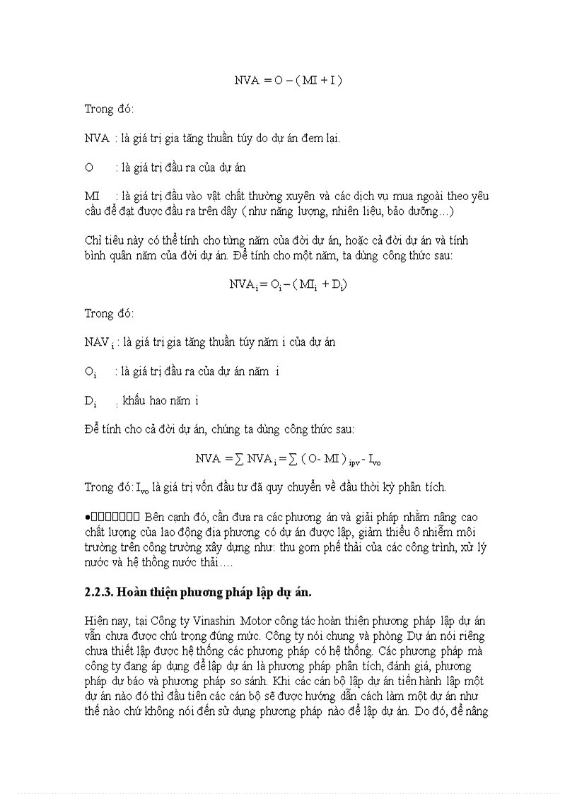 image for page Hoàn thiện công tác lập dự án tại Công ty cổ phần công nghiệp tàu thủy và xe máy Vinashin