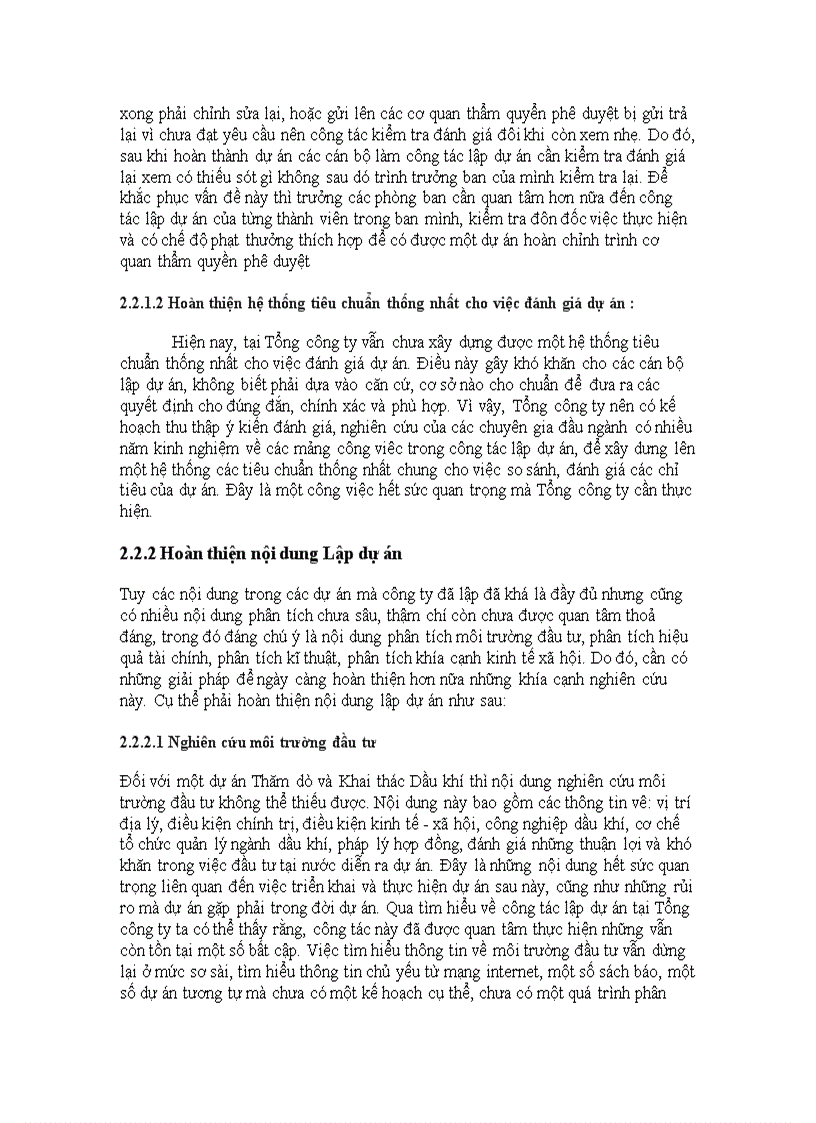 image for page Hoàn thiện công tác lập dự án Dầu khí tại Tổng công ty Thăm dò và Khai thác Dầu khí