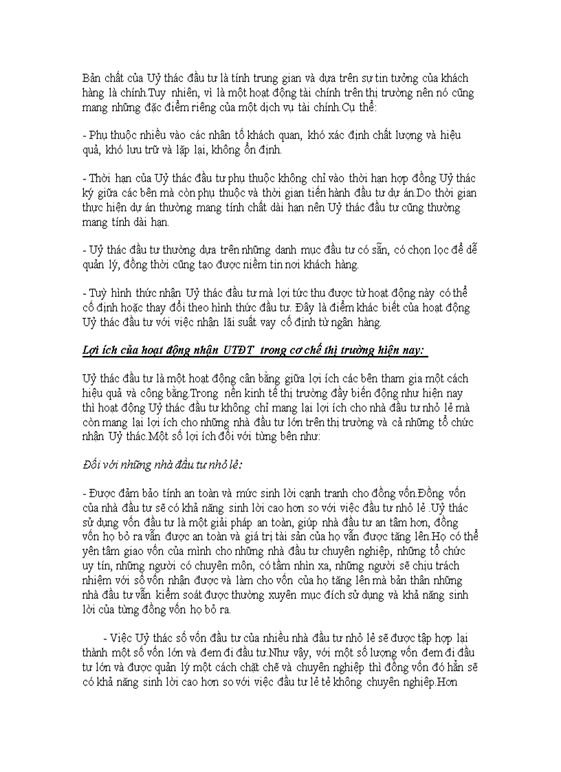 image for page Thực trạng và giải pháp cho hoạt động nhận Uỷ thác đầu tư tại Tổng công ty tài chính dầu khí Việt Nam