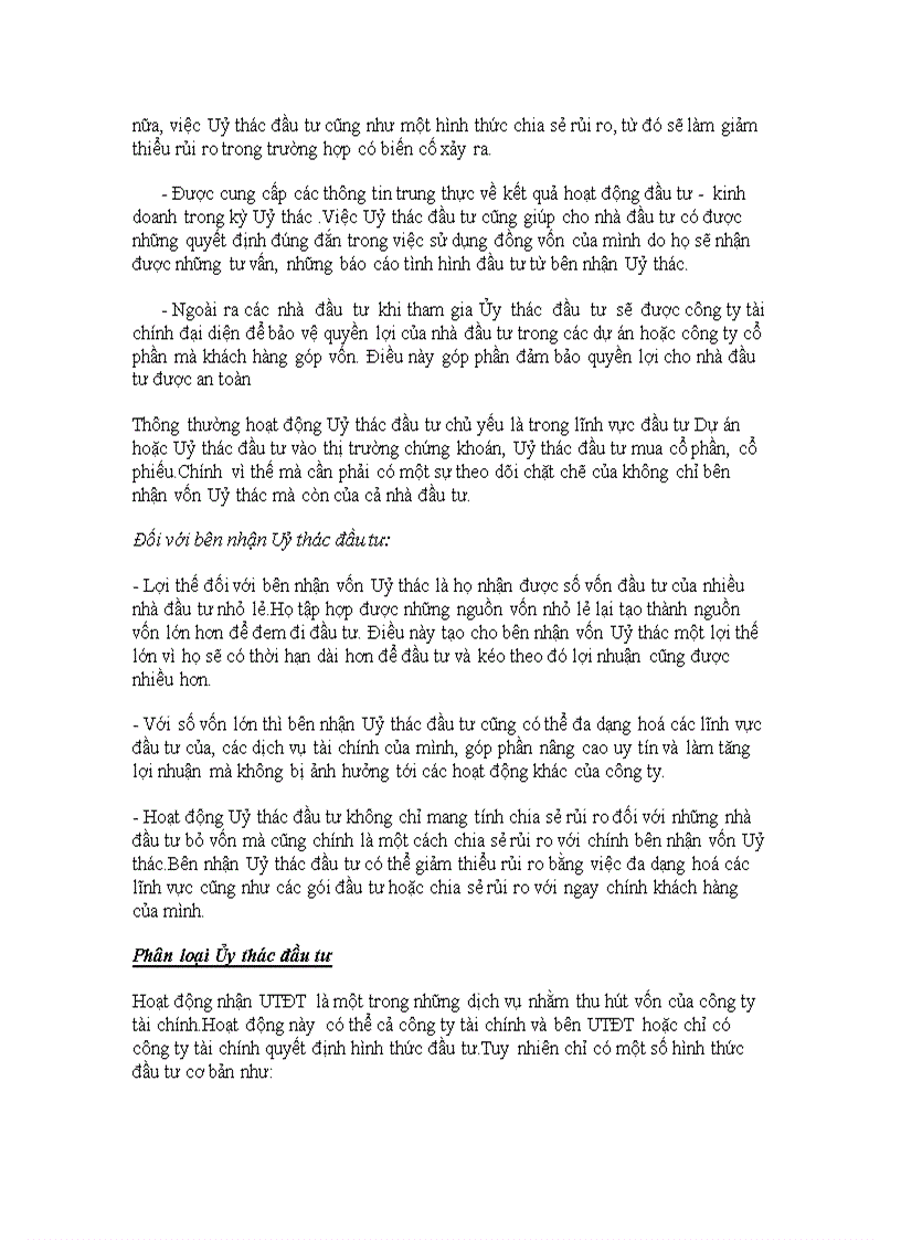 image for page Thực trạng và giải pháp cho hoạt động nhận Uỷ thác đầu tư tại Tổng công ty tài chính dầu khí Việt Nam