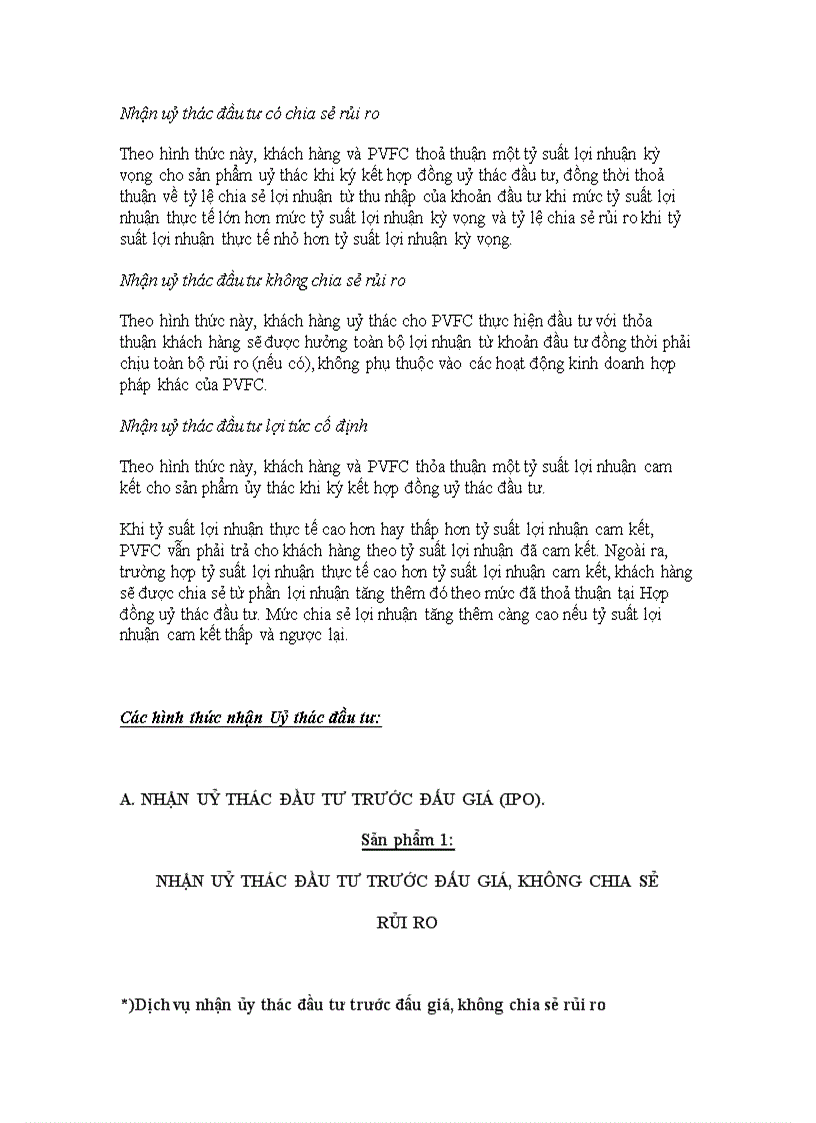 image for page Thực trạng và giải pháp cho hoạt động nhận Uỷ thác đầu tư tại Tổng công ty tài chính dầu khí Việt Nam