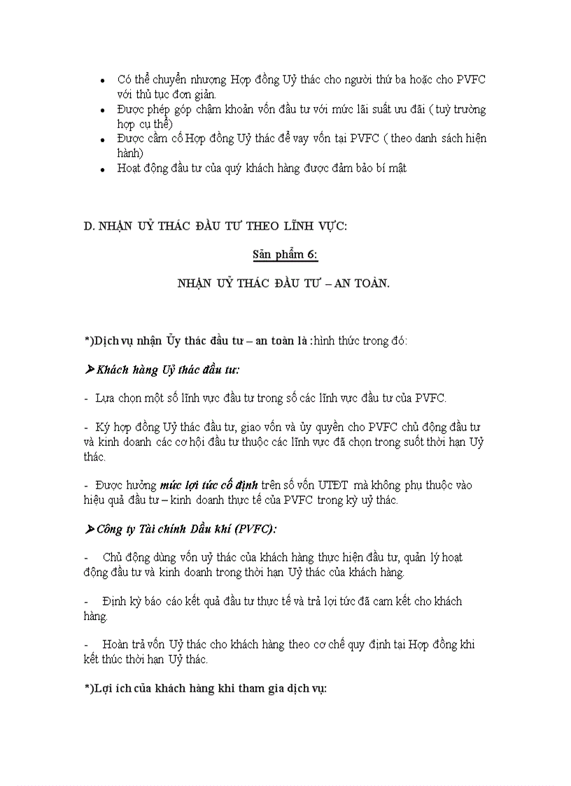 image for page Thực trạng và giải pháp cho hoạt động nhận Uỷ thác đầu tư tại Tổng công ty tài chính dầu khí Việt Nam