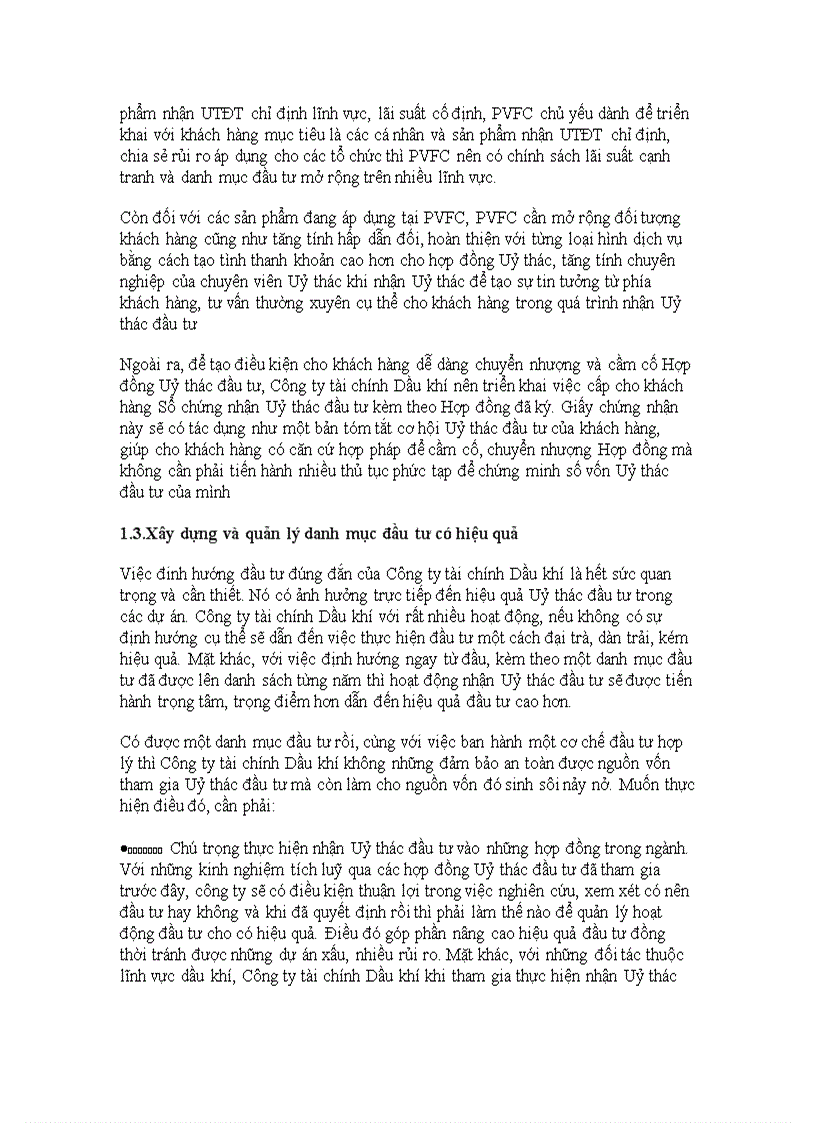 image for page Thực trạng và giải pháp cho hoạt động nhận Uỷ thác đầu tư tại Tổng công ty tài chính dầu khí Việt Nam