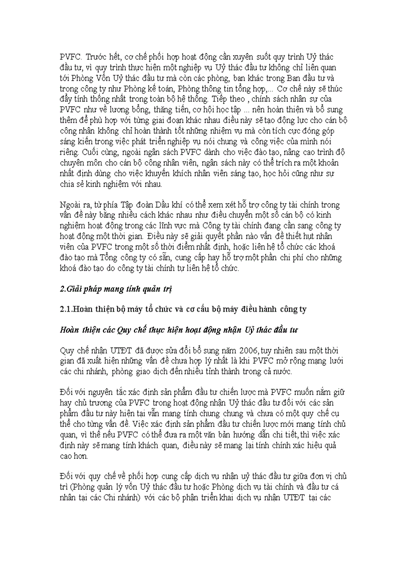 image for page Thực trạng và giải pháp cho hoạt động nhận Uỷ thác đầu tư tại Tổng công ty tài chính dầu khí Việt Nam