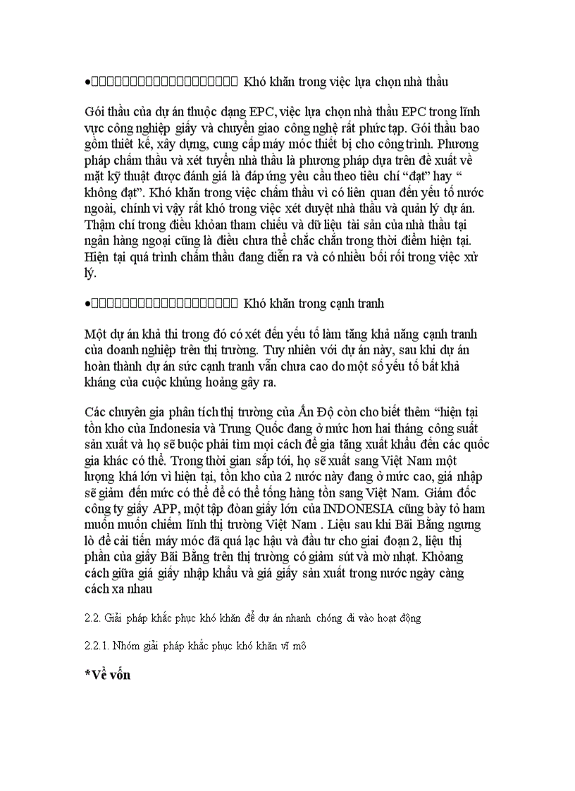 image for page Dự án đầu tư mở rộng nhà máy giấy Bãi Bằng của tổng công ty giấy Việt Nam Thực trạng và Bài học kinh nghiệm