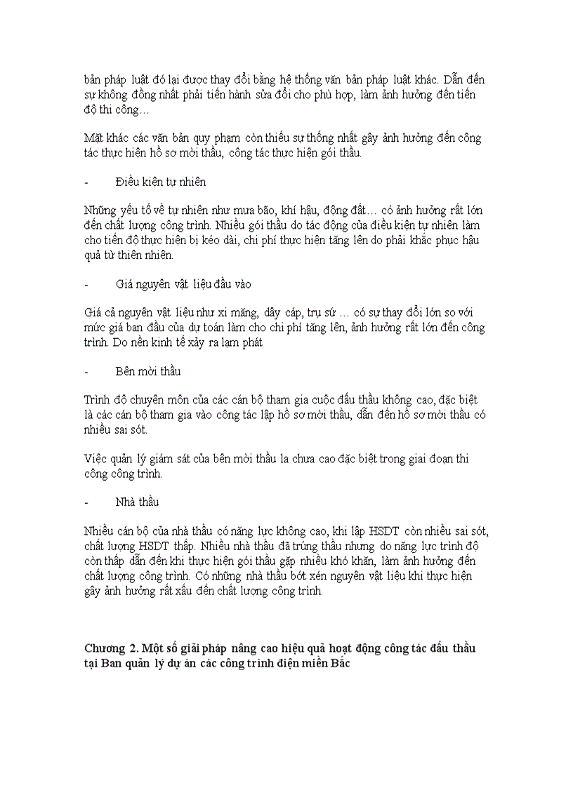 image for page Hoàn thiện công tác đấu thầu tại Ban quản lý dự án các công trình điện miền Bắc