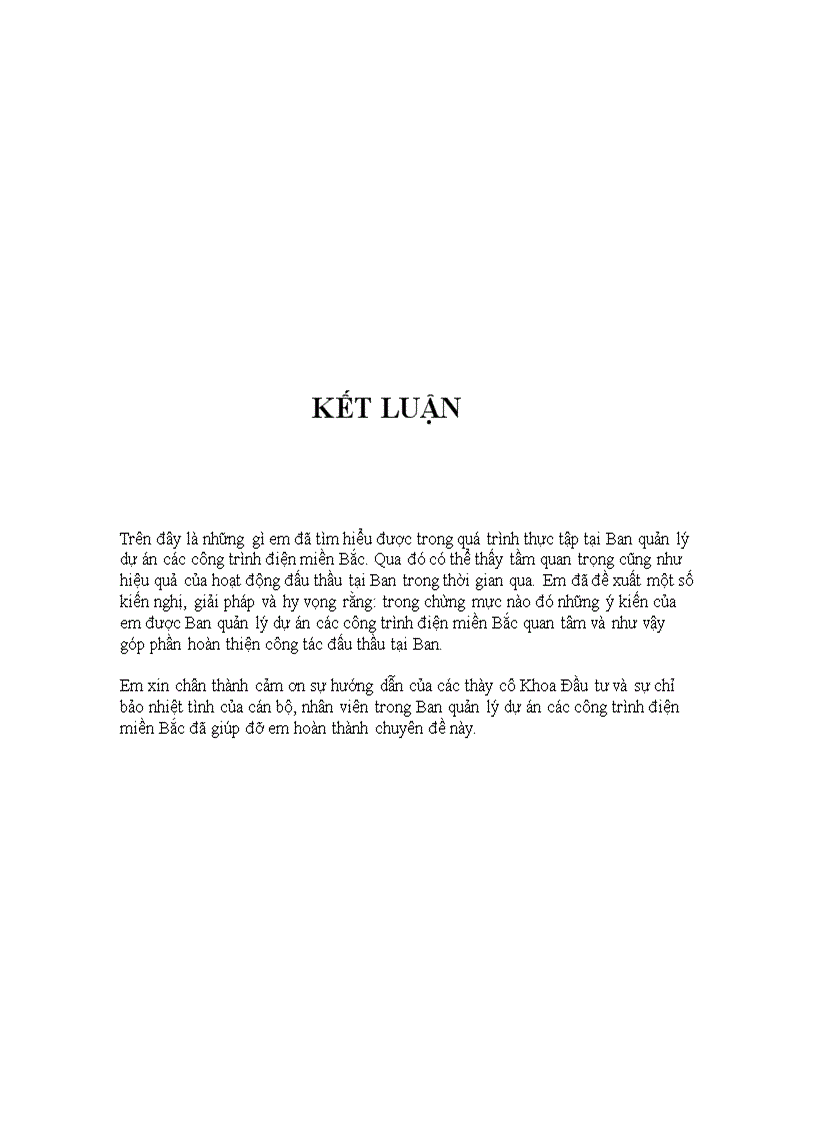 image for page Hoàn thiện công tác đấu thầu tại Ban quản lý dự án các công trình điện miền Bắc