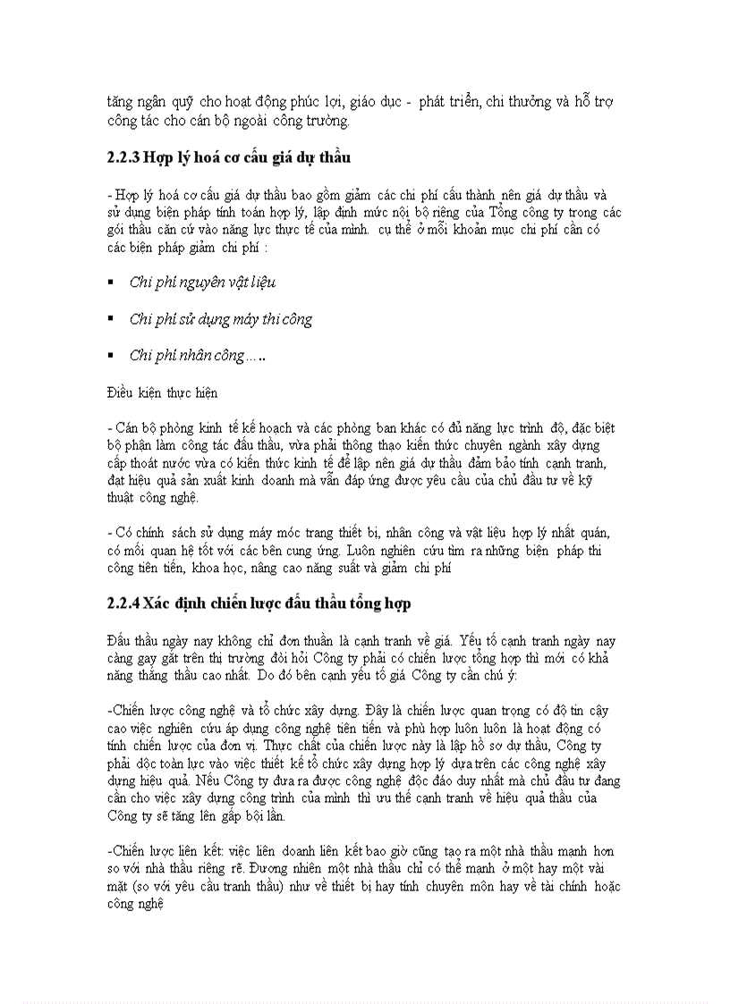 image for page Hoàn thiện công tác đấu thầu ở Tổng công ty đầu tư xây dựng cấp thoát nước và môi trường Việt Nam VIWASEEN