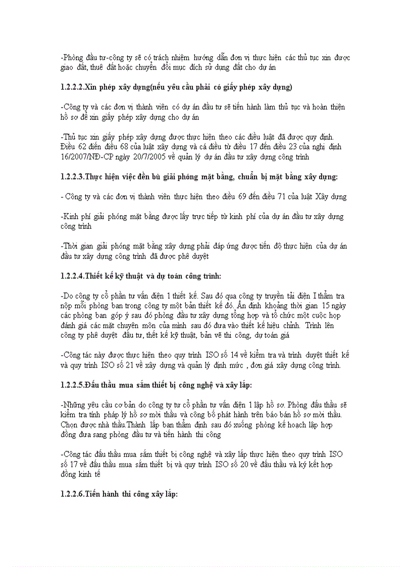 image for page Công tác quản lý dự án đầu tư tại công ty Truyền tải điện I Thực trạng và giải pháp