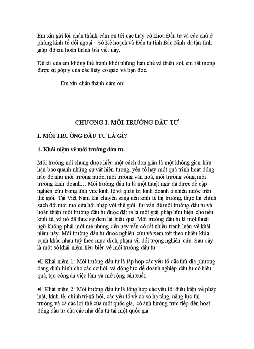 image for page Môi trường đầu tư tại tỉnh Bắc Ninh Thực trạng và giải pháp