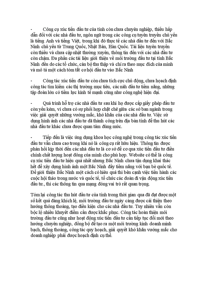 image for page Môi trường đầu tư tại tỉnh Bắc Ninh Thực trạng và giải pháp