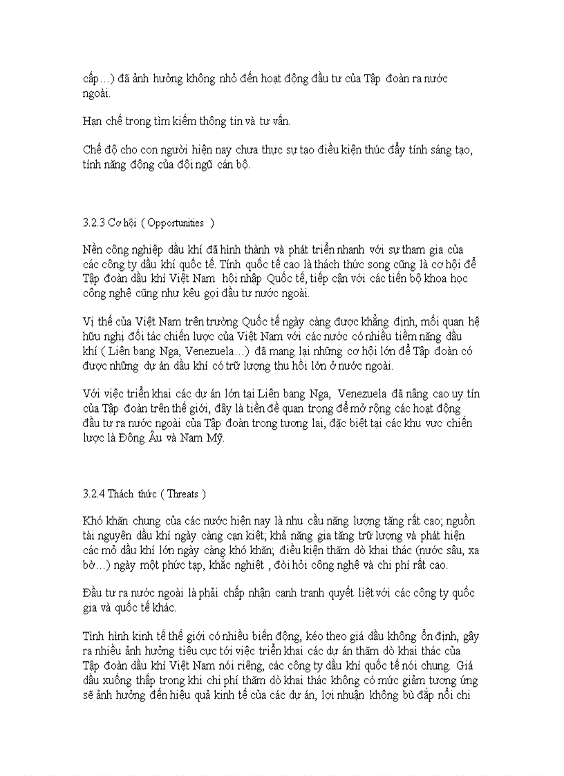 image for page Đầu tư trực tiếp ra nước ngoài trong lĩnh vực thăm dò khai thác dầu khí tại Tập đoàn dầu khí Việt Nam Thực trạng và giải pháp