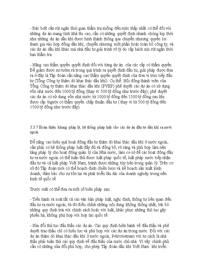 image for page Đầu tư trực tiếp ra nước ngoài trong lĩnh vực thăm dò khai thác dầu khí tại Tập đoàn dầu khí Việt Nam Thực trạng và giải pháp