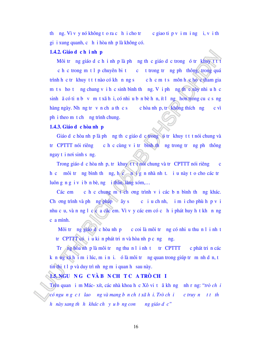 image for page Sử dụng phương pháp trò chơi để hình thành và phát triển kĩ năng xã hội cho trẻ chậm phát triển trí tuệ học hòa nhập tại trường tiểu học Hải Vân thành phố Đà Nẵng