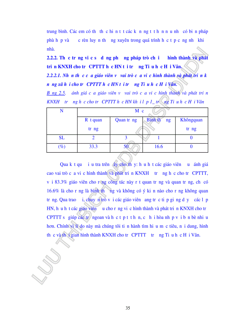 image for page Sử dụng phương pháp trò chơi để hình thành và phát triển kĩ năng xã hội cho trẻ chậm phát triển trí tuệ học hòa nhập tại trường tiểu học Hải Vân thành phố Đà Nẵng