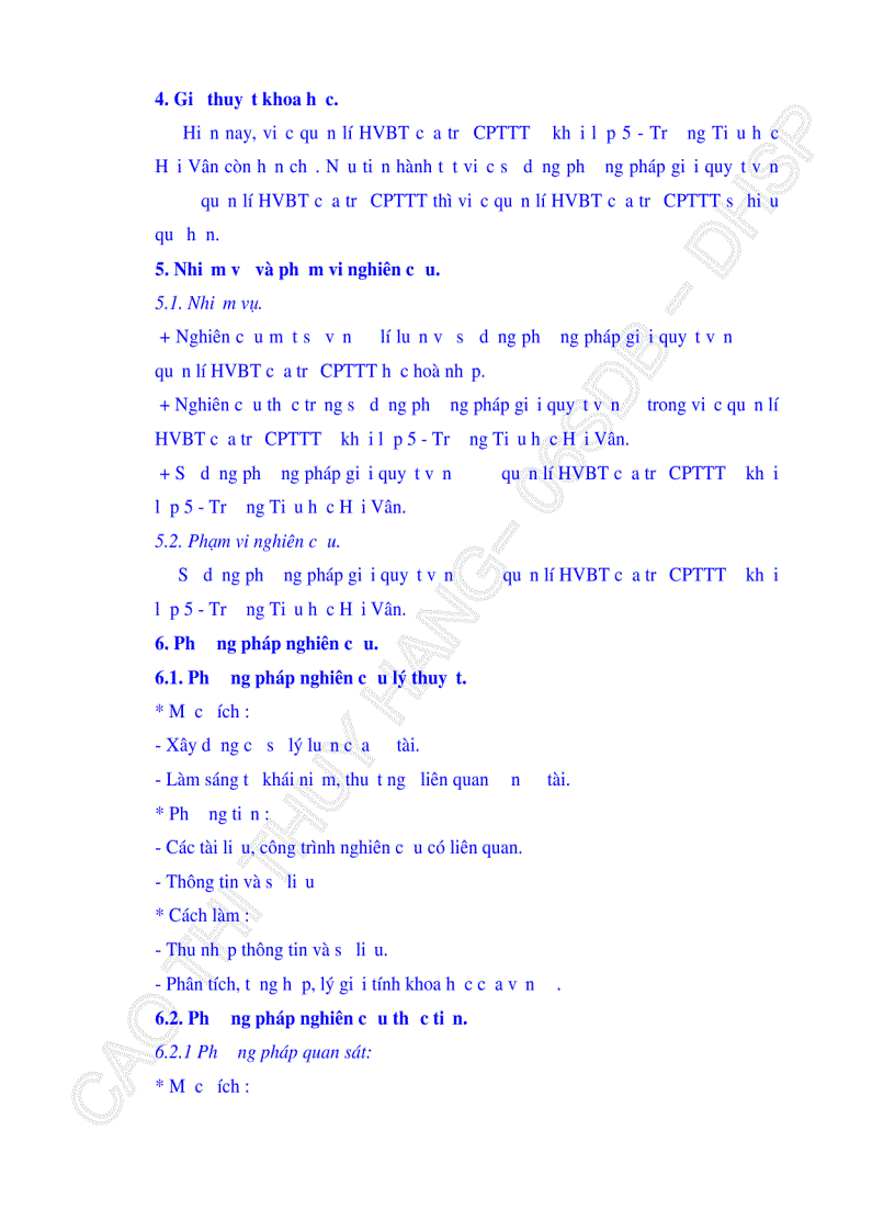 image for page Sử dụng phương pháp giải quyết vấn đề để quản lí hành vi bất thường của trẻ chậm phát triển trí tuệ ở khối lớp 5 Trường Tiểu học Hải Vân Quận Liên Chiểu Thành phố Đà Nẵng