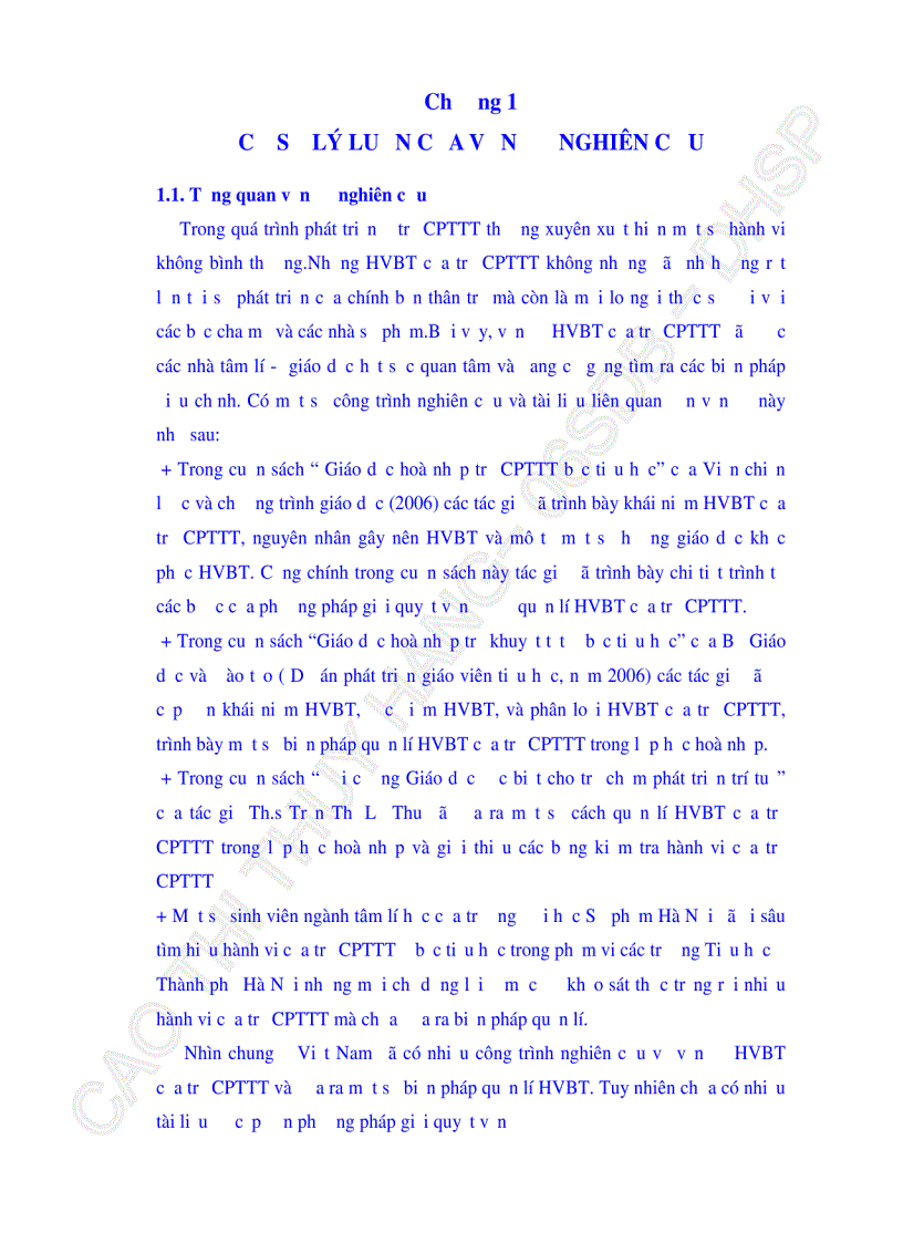 image for page Sử dụng phương pháp giải quyết vấn đề để quản lí hành vi bất thường của trẻ chậm phát triển trí tuệ ở khối lớp 5 Trường Tiểu học Hải Vân Quận Liên Chiểu Thành phố Đà Nẵng