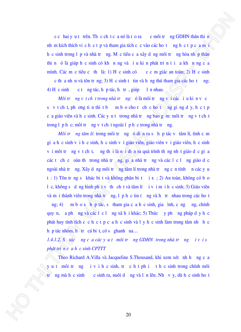 image for page Thực trạng xây dựng KHGDCN cho trẻ CPTTT của giáo viên dạy hoà nhập tại các trường tiểu học trên địa bàn quận Liên Chiểu TP Đà Nẵng