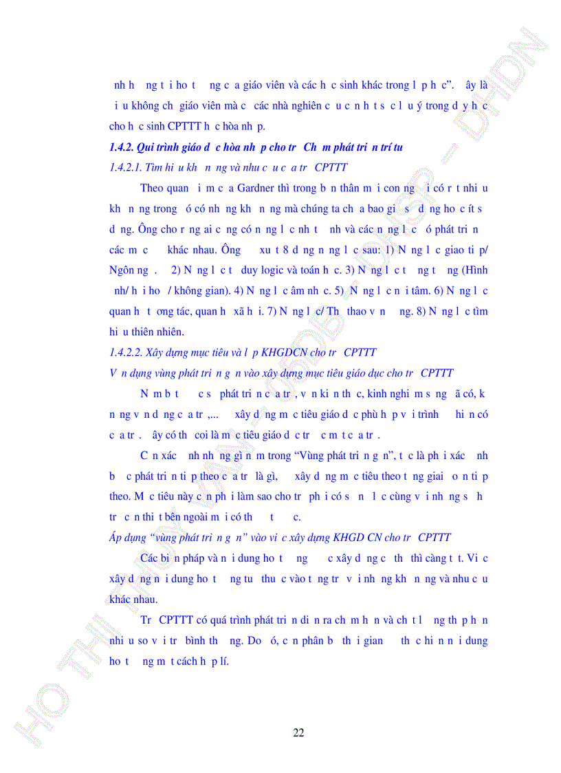 image for page Thực trạng xây dựng KHGDCN cho trẻ CPTTT của giáo viên dạy hoà nhập tại các trường tiểu học trên địa bàn quận Liên Chiểu TP Đà Nẵng