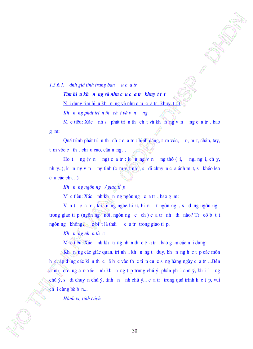 image for page Thực trạng xây dựng KHGDCN cho trẻ CPTTT của giáo viên dạy hoà nhập tại các trường tiểu học trên địa bàn quận Liên Chiểu TP Đà Nẵng