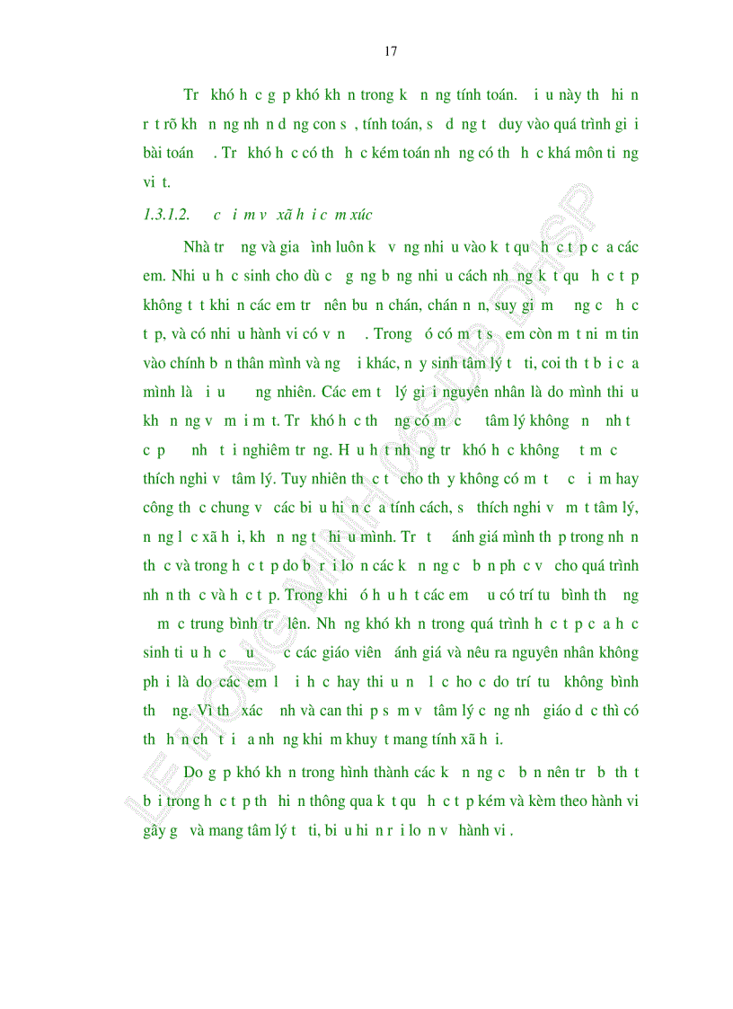 image for page Thực trạng trẻ khó học ở các trường tiểu học trên địa bàn Quận Liên Chiểu TP Đà Nẵng