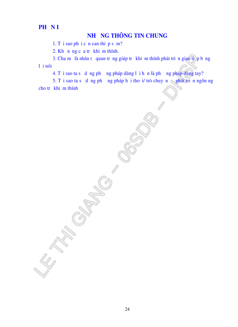 image for page Biên soạn tài liệu dành cho cha mẹ trẻ khiếm thính trong quá trình can thiệp sớm cho trẻ khiếm thính tại trường Phổ thông chuyên biệt Nguyễn Đình Chiểu