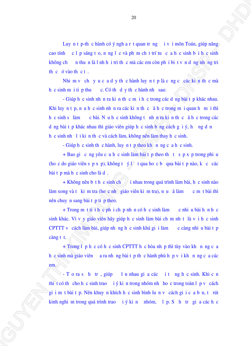 image for page Điều chỉnh nội dung dạy học môn Toán cho học sinh Chậm phát triển trí tuệ học hòa nhập lớp 1 ở các trường Tiểu học trên địa bàn Quận Liên Chiểu Thành phố Đà Nẵng