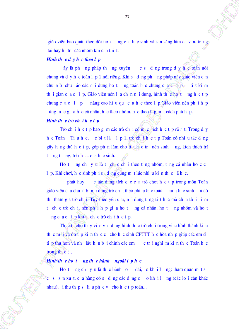 image for page Điều chỉnh nội dung dạy học môn Toán cho học sinh Chậm phát triển trí tuệ học hòa nhập lớp 1 ở các trường Tiểu học trên địa bàn Quận Liên Chiểu Thành phố Đà Nẵng